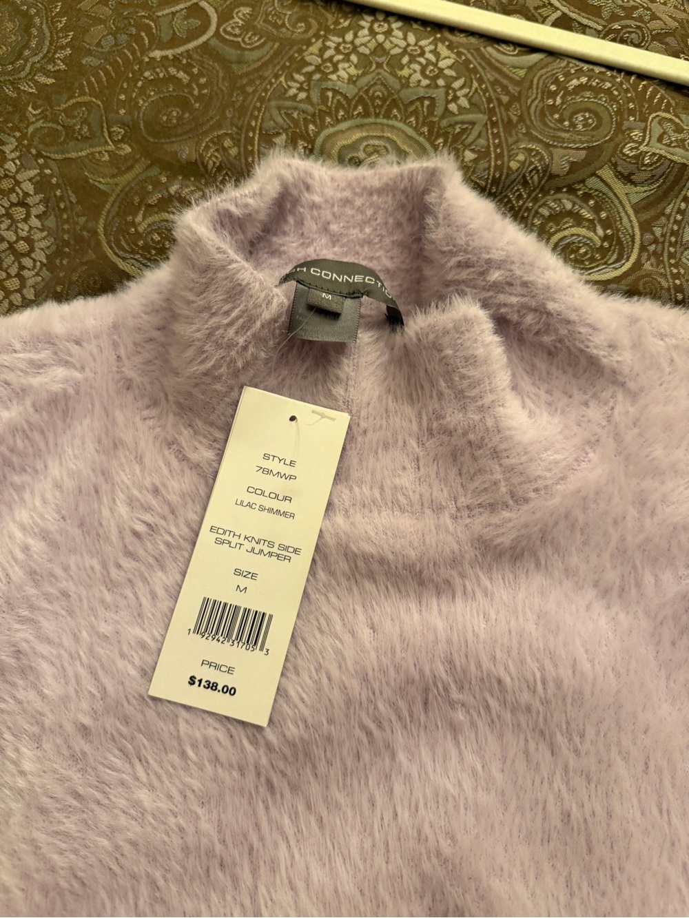 Sweater. French Connection Edith Knits  – Lilac Shimmer - Picture 2 of 7